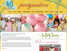 Tablet Screenshot of partymakers.com